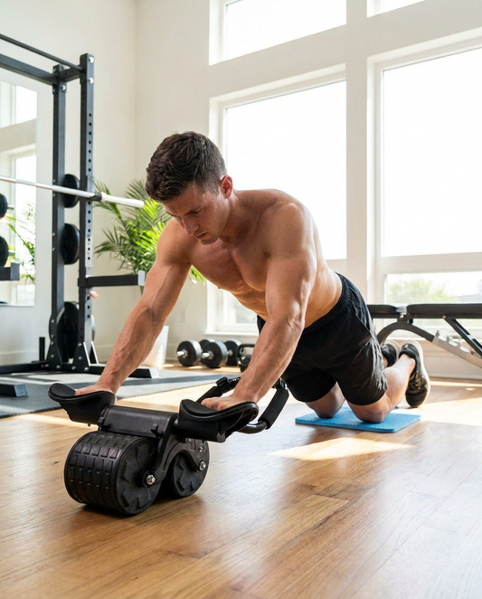 Mexobay Elbow-Support Ab Roller - lifestyle use
